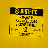 Justrite Sure-Grip EX 12 Gallon Flammable Liquid Storage Cabinet image 2